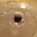 RISTORANTE IL NODO - ガトーショコラとベルガモットのソルベ