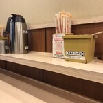 そばの神田 東一屋 - コンディメンツ。