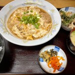 よっちゃん食堂 - カツとじ定食