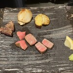 鉄板焼き 太縁 - 