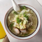 Tsukumo Shokudou - 野菜ラーメンの塩(750円)です。