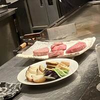 鉄板焼き 太縁 - 