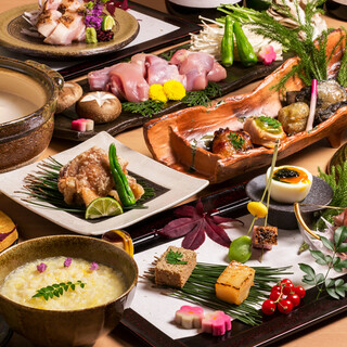 所有宴会套餐均为 3,980 日元起，包含无限畅饮。