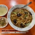 Chuukaryouri kashiu - 豚肉あんかけご飯　スープとザーサイ付