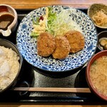 Fuku judou - ボーノポークのメンチカツ定食