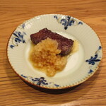 Yakiniku Sudou - ハラミ、刻み大根とポン酢で