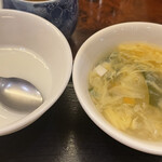 Ajino Hatsu - 玉子スープと杏仁豆腐