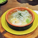 ミアスタンド - シラスとそら豆アヒージョ