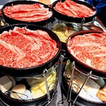 牛しゃぶ知慕里 - 牛しゃぶランチ