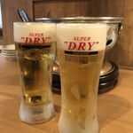 永秀 - 氷結寸前のグラスに感動の７：３の泡。ビール愛を感じます！