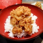 江戸前晋作 - かき揚げの天丼