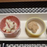 大月苑 - 【前菜】季節のお品四種盛り