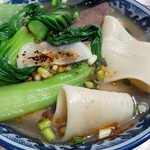 蘭州拉麺店 火焔山 - 太平麺。