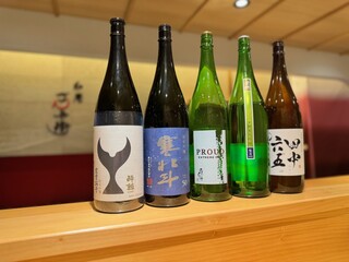 Nagomi An Gombee - 看板娘おすすめの日本酒※写真は一部です