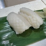 立食い寿司 根室花まる 丸の内オアゾ店 - 天日塩〆赤いか