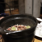 Kagurazaka Bisutoro Nonki - 季節野菜使用 ブロード炊き込みご飯 ★いっしーリコメンド