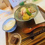 Chuuka Soba Mugiemon - 2回目はもちろん白ごはんで！シメにスープで雑炊にするのも最高(TT)