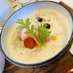 中華そば麦右衛門 - 年明けに欠かせない干鰈と白味噌の中華そば♫