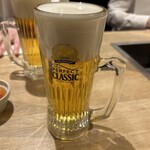 じんぎすかん マルタケ - 生ビール パーフェクトサッポロクラシック