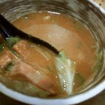 つけ麺　ちっちょ極 - キャベツ、シャーシューがゴロッと