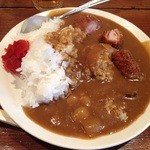 居酒屋 お食事処 みつ - 日替わりランチ　この日はカツカレー（サラダ、味噌汁付）