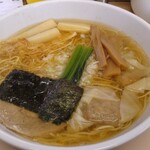 支那そば心麺 - 富山ホワイトワンタンメン（￥１１８０）