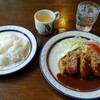 トルーヴィル - 料理写真:日替り・メンチカツ(1100円)