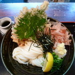 瀬戸内製麺710 - とり玉天ぶっかけ（H26.2.2）