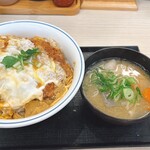 Katsuya - カツ丼「竹」と豚汁「小」