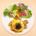 Daisen chicken teriyaki Japanese style Omelette Rice