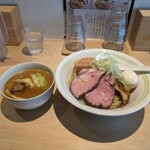 小さな野はらの木の下で - 料理写真:特製 鶏つけ麺（1200円）大盛り（100円）