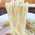 らーめん 又右衛門 - 滑らかな細麺