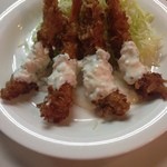 目にも美味しい海老フライ♪