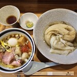 コトノハ - 料理写真:つけそば（鴨ポン酢＋藻塩）　1700円