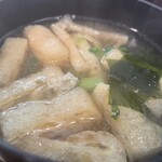 菱田屋 - アジフライ定食の味噌汁