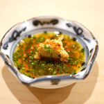 鮨 あらい - 鮟肝裏ごし醤油