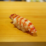 鮨 あらい - 「車海老」