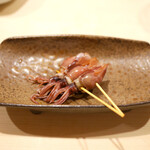 鮨 あらい - 蛍烏賊の炙り串焼