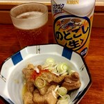 俺の中華たなか家 - 先着☆は「のど越し生」にサービスおつまみ「ホルモン」♬冷え❄冷え❄「のど越し生」にサービスおつまみが嬉しい心遣い♥