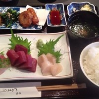 球磨川 - 刺身定食1500円