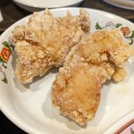 餃子の王将 - 天津飯セット - 鶏の唐揚2ケ