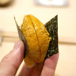 鮨 あらい - 「馬糞雲丹」