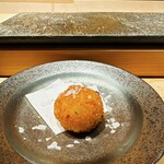 鮨かわなか - 毛蟹コロッケ