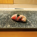 鮨かわなか - あじ(熟成4日目