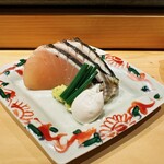 鮨かわなか - 鰆(さわら)燻製クリームで