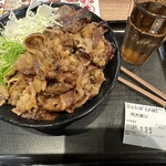 カルビ丼とスン豆腐専門店 韓丼 - カルビ丼(大盛)肉大盛 1140円