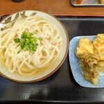 讃岐うどん いわい - あつあつ、とり天、舞茸天