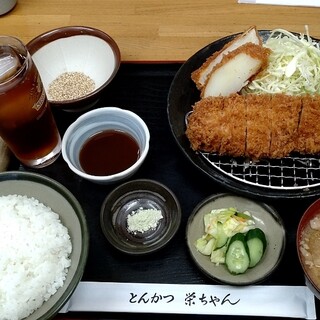 とんかつ 栄ちゃん - 料理写真:富士のセレ豚ロースかつ　3,200円