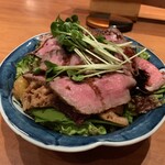 味工房まんま - 黒毛和牛ローストビーフサラダ
