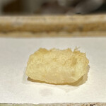 日本橋 蕎ノ字 - アオリイカ（駿河）柔らかく肉厚なイカは火入れも絶妙。軽い口当たりです。